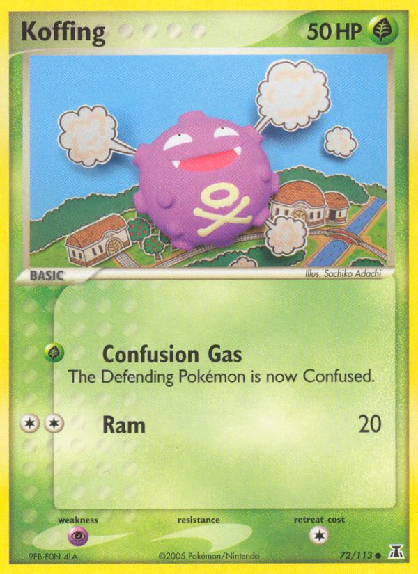 Koffing (72/113) [EX: Delta Species] | Exor Games Bridgewater