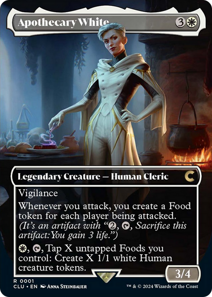 Apothecary White (Borderless) [Ravnica: Clue Edition] | Exor Games Bridgewater