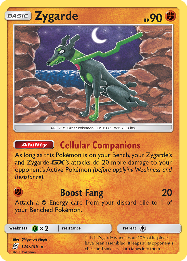 Zygarde (124/236) [Sun & Moon: Unified Minds] | Exor Games Bridgewater