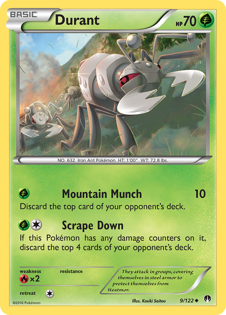 Durant (9/122) [XY: BREAKpoint] | Exor Games Bridgewater