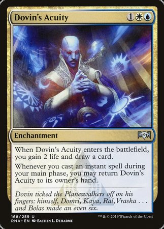 Dovin's Acuity [Ravnica Allegiance] | Exor Games Bridgewater