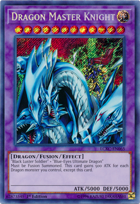 Dragon Master Knight [LCKC-EN065] Secret Rare | Exor Games Bridgewater