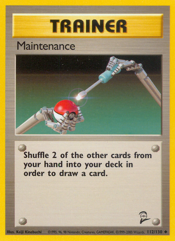 Maintenance (112/130) [Base Set 2] | Exor Games Bridgewater