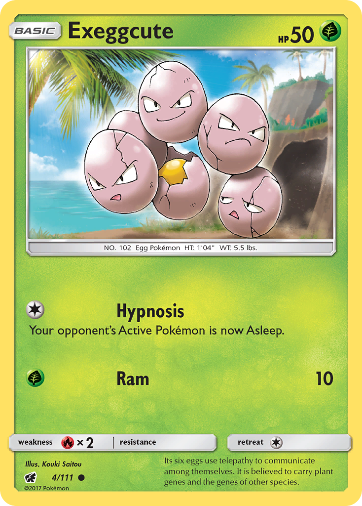 Exeggcute (4/111) [Sun & Moon: Crimson Invasion] | Exor Games Bridgewater