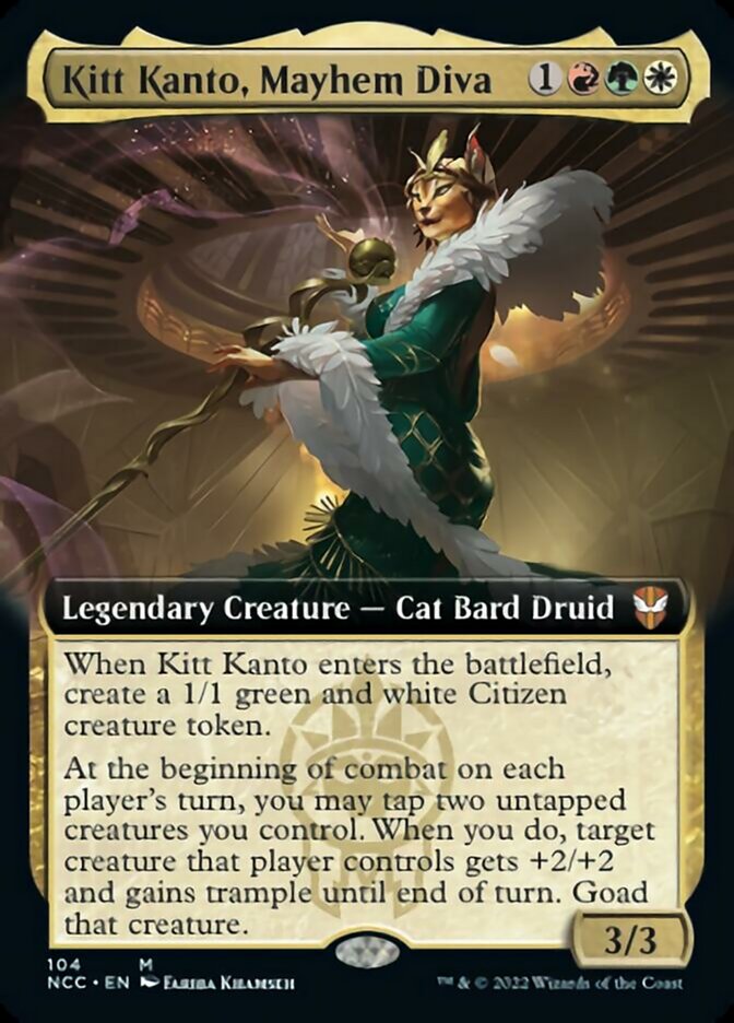 Kitt Kanto, Mayhem Diva (Extended Art) [Streets of New Capenna Commander] | Exor Games Bridgewater