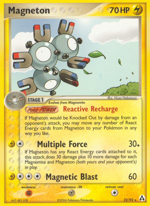 Magneton (22/92) [EX: Legend Maker] | Exor Games Bridgewater