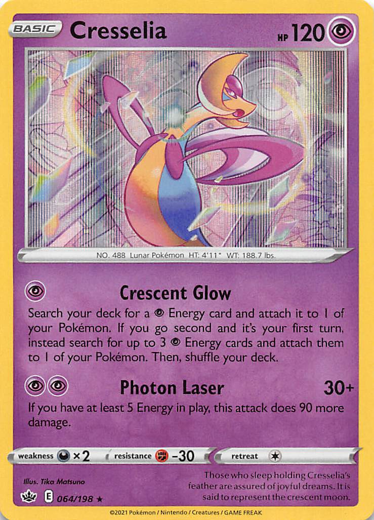 Cresselia (064/198) [Sword & Shield: Chilling Reign] | Exor Games Bridgewater