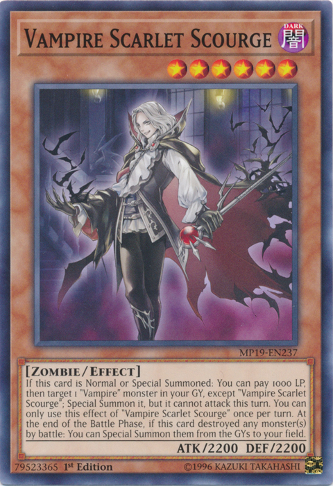 Vampire Scarlet Scourge [MP19-EN237] Common | Exor Games Bridgewater