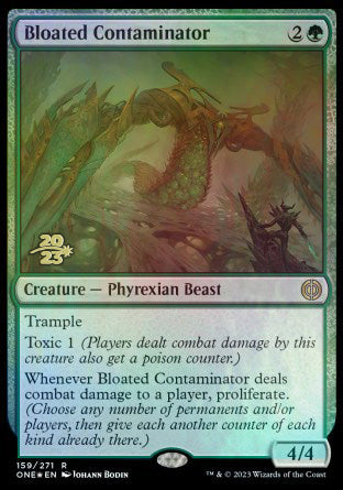 Bloated Contaminator [Phyrexia: All Will Be One Prerelease Promos] | Exor Games Bridgewater