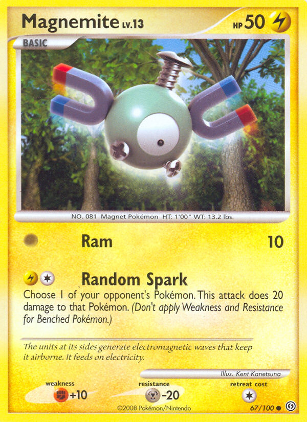 Magnemite (67/100) [Diamond & Pearl: Stormfront] | Exor Games Bridgewater