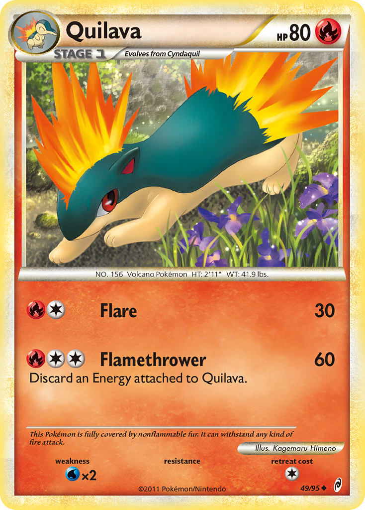 Quilava (49/95) [HeartGold & SoulSilver: Call of Legends] | Exor Games Bridgewater