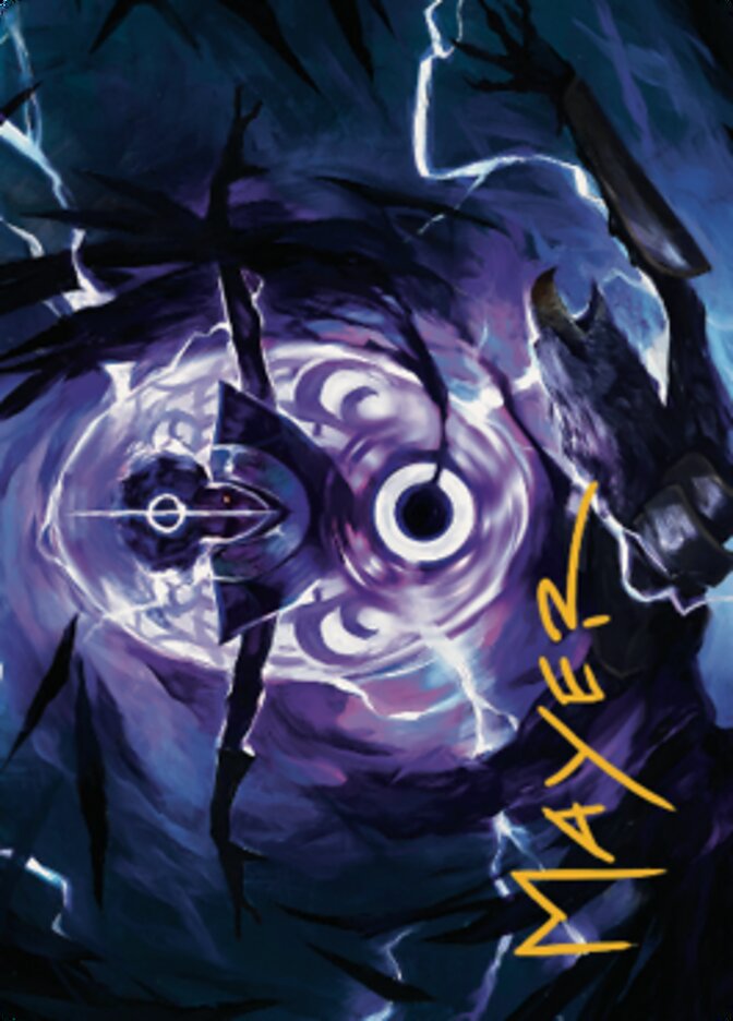 Rona's Vortex Art Card (Gold-Stamped Signature) [Dominaria United Art Series] | Exor Games Bridgewater