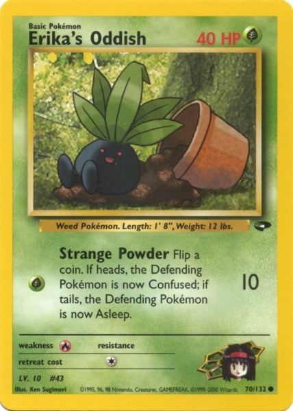 Erika's Oddish (70/132) [Gym Challenge Unlimited] | Exor Games Bridgewater