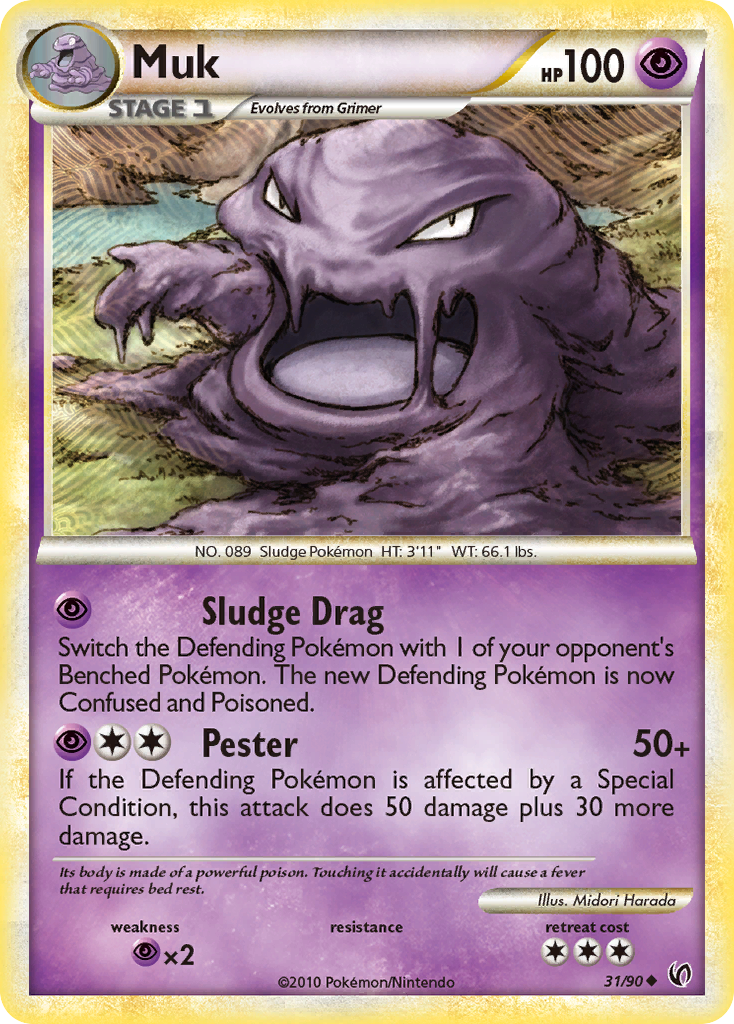 Muk (31/90) [HeartGold & SoulSilver: Undaunted] | Exor Games Bridgewater