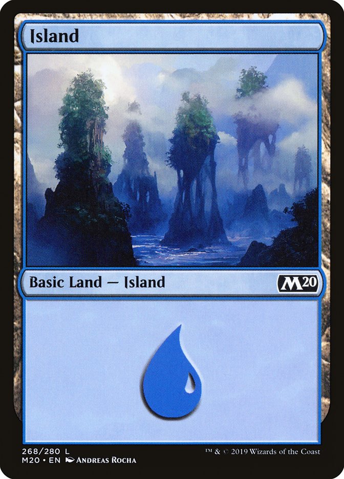 Island (#268) [Core Set 2020] | Exor Games Bridgewater