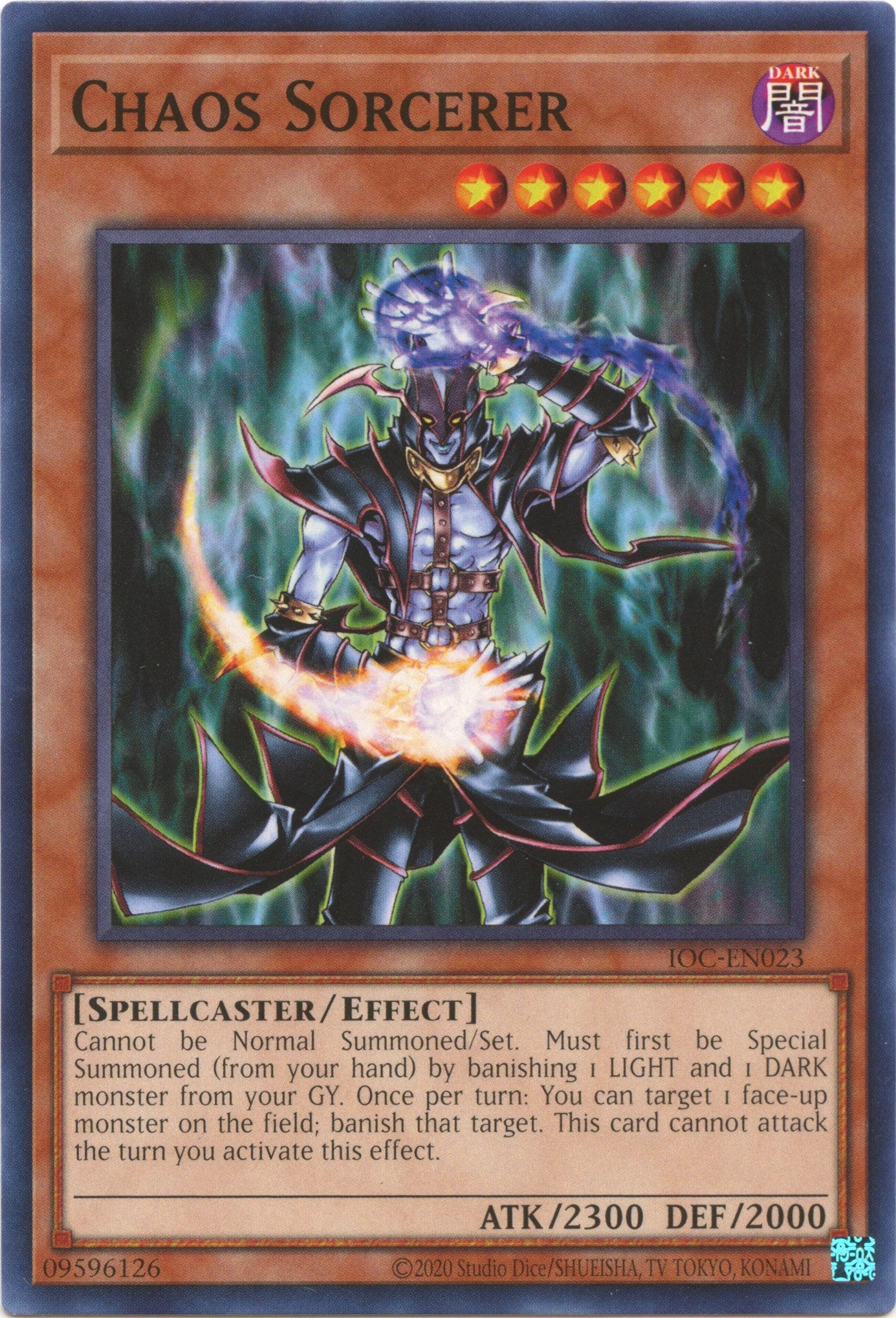 Chaos Sorcerer (25th Anniversary) [IOC-EN023] Common | Exor Games Bridgewater