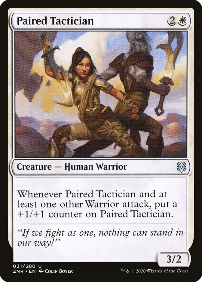 Paired Tactician [Zendikar Rising] | Exor Games Bridgewater
