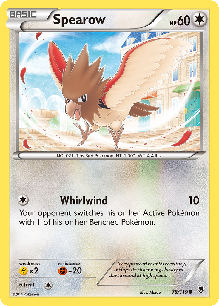 Spearow (78/119) [XY: Phantom Forces] | Exor Games Bridgewater