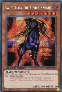 Swift Gaia the Fierce Knight (Secret) [SBCB-EN005] Secret Rare | Exor Games Bridgewater