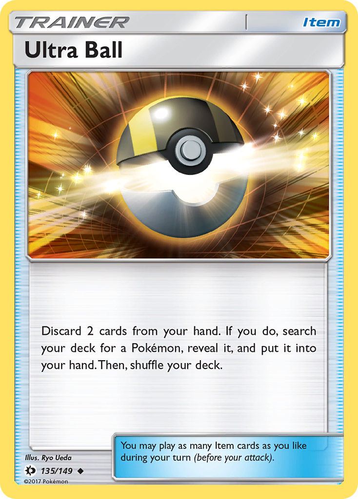 Ultra Ball (135/149) [Sun & Moon: Base Set] | Exor Games Bridgewater