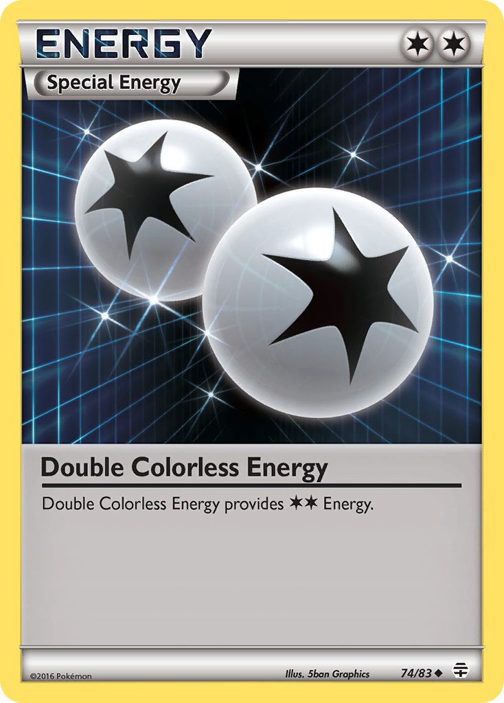 Double Colorless Energy (74/83) [XY: Generations] | Exor Games Bridgewater