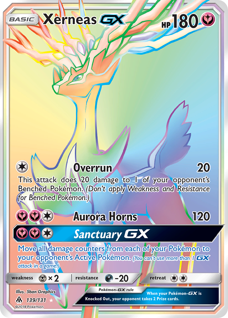 Xerneas GX (139/131) [Sun & Moon: Forbidden Light] | Exor Games Bridgewater