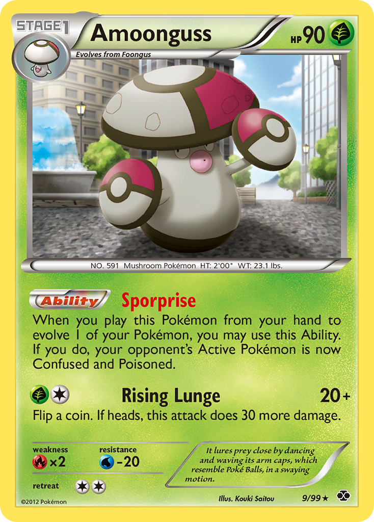 Amoonguss (9/99) [Black & White: Next Destinies] | Exor Games Bridgewater