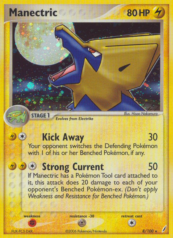 Manectric (8/100) [EX: Crystal Guardians] | Exor Games Bridgewater