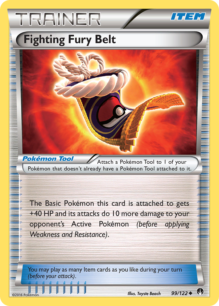 Fighting Fury Belt (99/122) [XY: BREAKpoint] | Exor Games Bridgewater