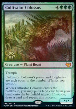 Cultivator Colossus [Innistrad: Crimson Vow Prerelease Promos] | Exor Games Bridgewater