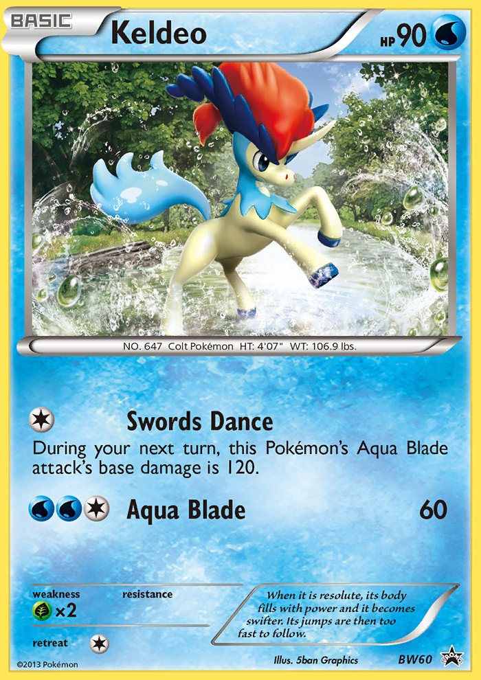 Keldeo (BW60) [Black & White: Black Star Promos] | Exor Games Bridgewater