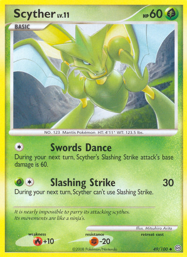 Scyther (49/100) [Diamond & Pearl: Stormfront] | Exor Games Bridgewater