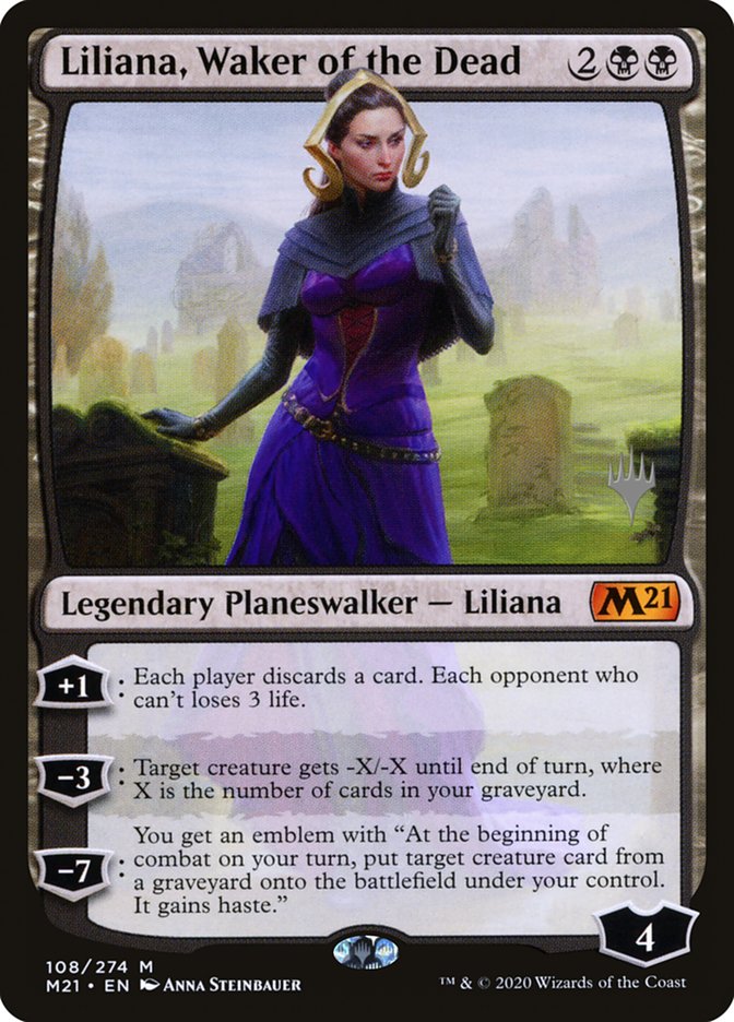 Liliana, Waker of the Dead (Promo Pack) [Core Set 2021 Promos] | Exor Games Bridgewater