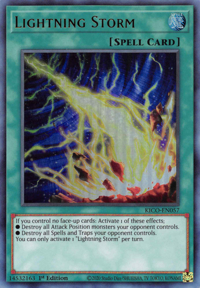 Lightning Storm (Ultra Rare) [KICO-EN057] Ultra Rare | Exor Games Bridgewater
