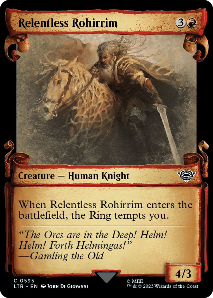 Relentless Rohirrim [The Lord of the Rings: Tales of Middle-Earth Showcase Scrolls] | Exor Games Bridgewater