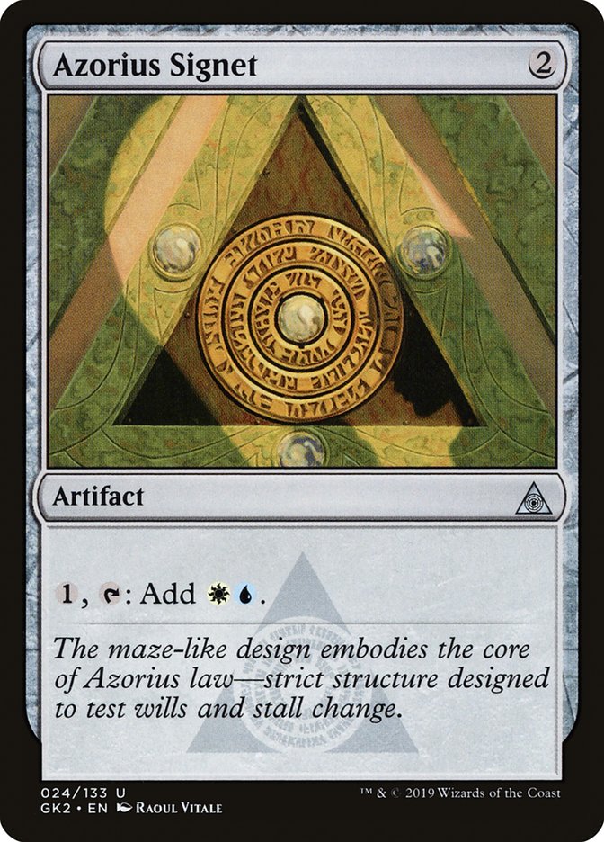 Azorius Signet [Ravnica Allegiance Guild Kit] | Exor Games Bridgewater