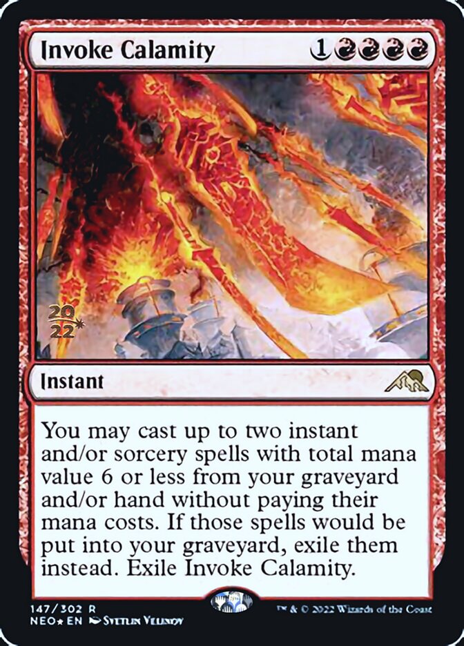 Invoke Calamity [Kamigawa: Neon Dynasty Prerelease Promos] | Exor Games Bridgewater