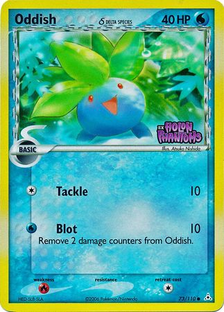 Oddish (73/110) (Delta Species) (Stamped) [EX: Holon Phantoms] | Exor Games Bridgewater