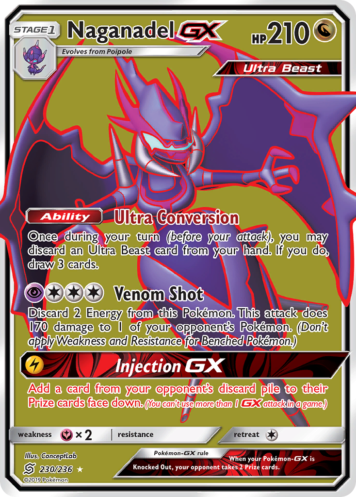 Naganadel GX (230/236) [Sun & Moon: Unified Minds] | Exor Games Bridgewater