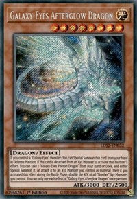 Galaxy-Eyes Afterglow Dragon [LDS2-EN052] Secret Rare | Exor Games Bridgewater