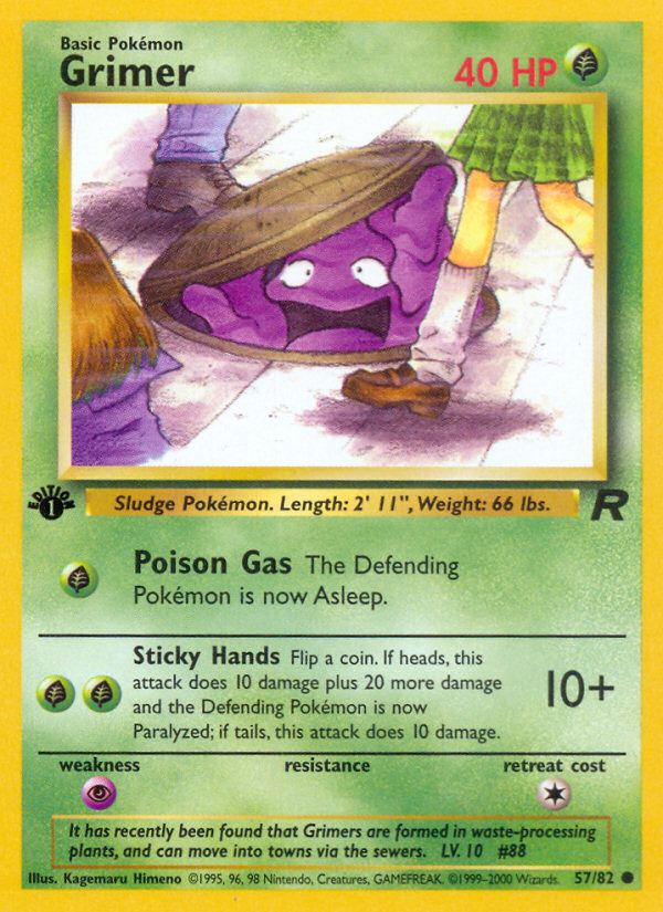 Grimer (57/82) [Team Rocket 1st Edition] | Exor Games Bridgewater