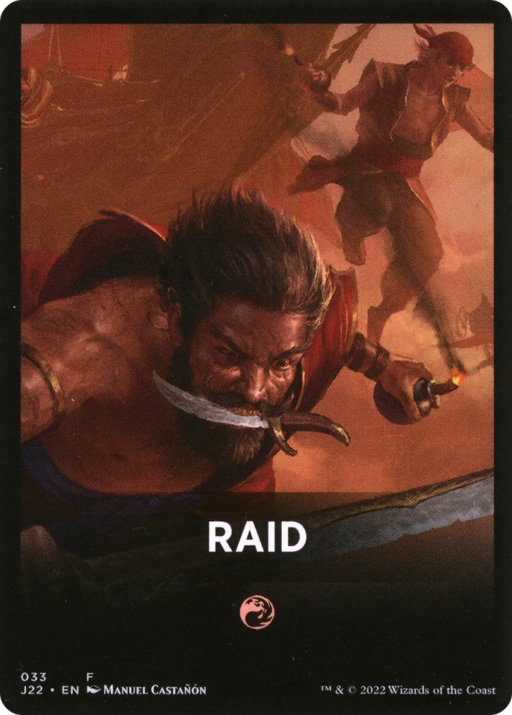 Raid Theme Card [Jumpstart 2022 Front Cards] | Exor Games Bridgewater