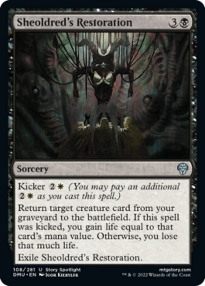 Sheoldred's Restoration [Dominaria United] | Exor Games Bridgewater