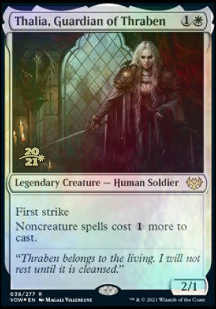 Thalia, Guardian of Thraben [Innistrad: Crimson Vow Prerelease Promos] | Exor Games Bridgewater