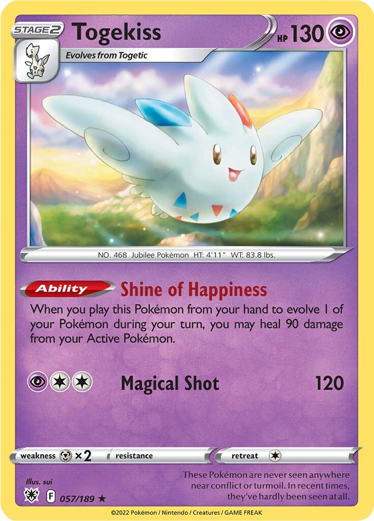 Togekiss (057/189) [Sword & Shield: Astral Radiance] | Exor Games Bridgewater