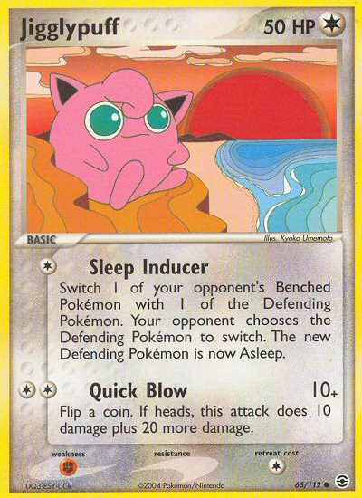 Jigglypuff (65/112) [EX: FireRed & LeafGreen] | Exor Games Bridgewater