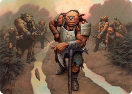 Hobgoblin Bandit Lord Art Card [Dungeons & Dragons: Adventures in the Forgotten Realms Art Series] | Exor Games Bridgewater