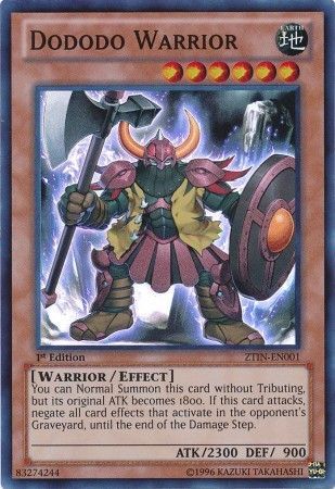 Dododo Warrior [ZTIN-EN001] Super Rare | Exor Games Bridgewater