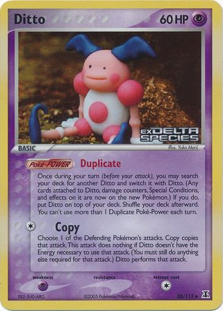 Ditto (38/113) (Stamped) [EX: Delta Species] | Exor Games Bridgewater