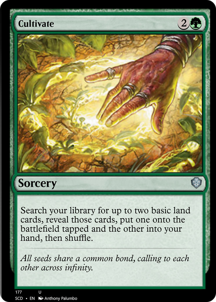 Cultivate [Starter Commander Decks] | Exor Games Bridgewater